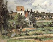 Paul Cezanne Le Moulin sur la Couleuvre a Pontoise oil on canvas